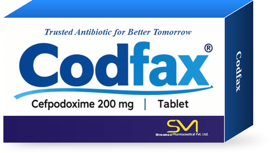 Codfax™ (Cefpodoxime 200 mg) tablets carton